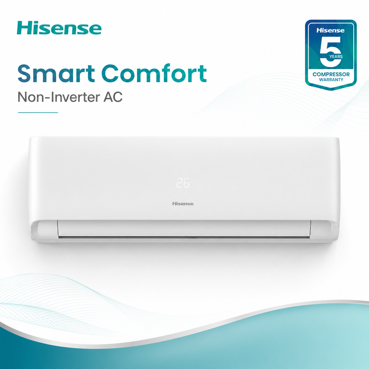 Hisense 1.5 Ton Smart Comfort Non-Inverter AC AS-18CW4RXSKF00AU Price in Bangladesh